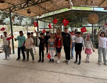 Yüreğimizdeki Işık Projesi; Elif Ovalı Çiftliği'nde Hasat Etkinliği